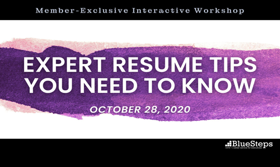 Workshop: Expert Resume Tips You Need to Know