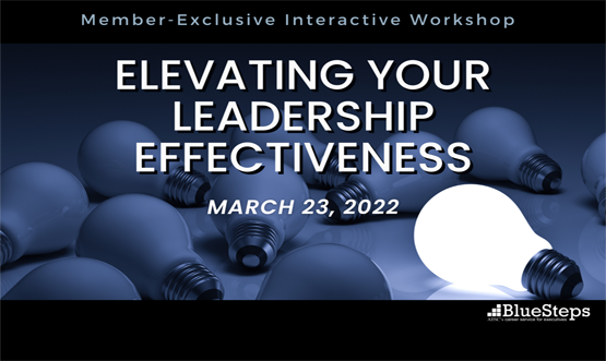 Workshop: Elevating Your Leadership Effectiveness