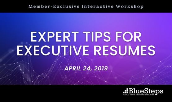 Expert Tips for Executive Resumes